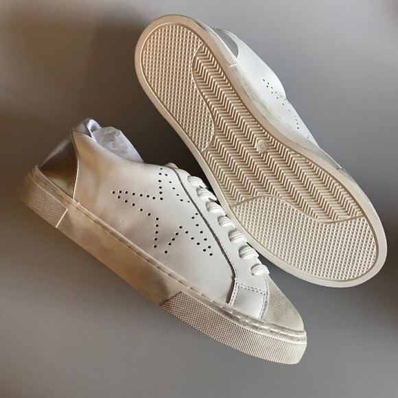 NEW Steve Madden Rezume distressed white sneakers - Picture 7 of 9